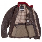 Bultaco Chaqueta Brown Leather Jacket